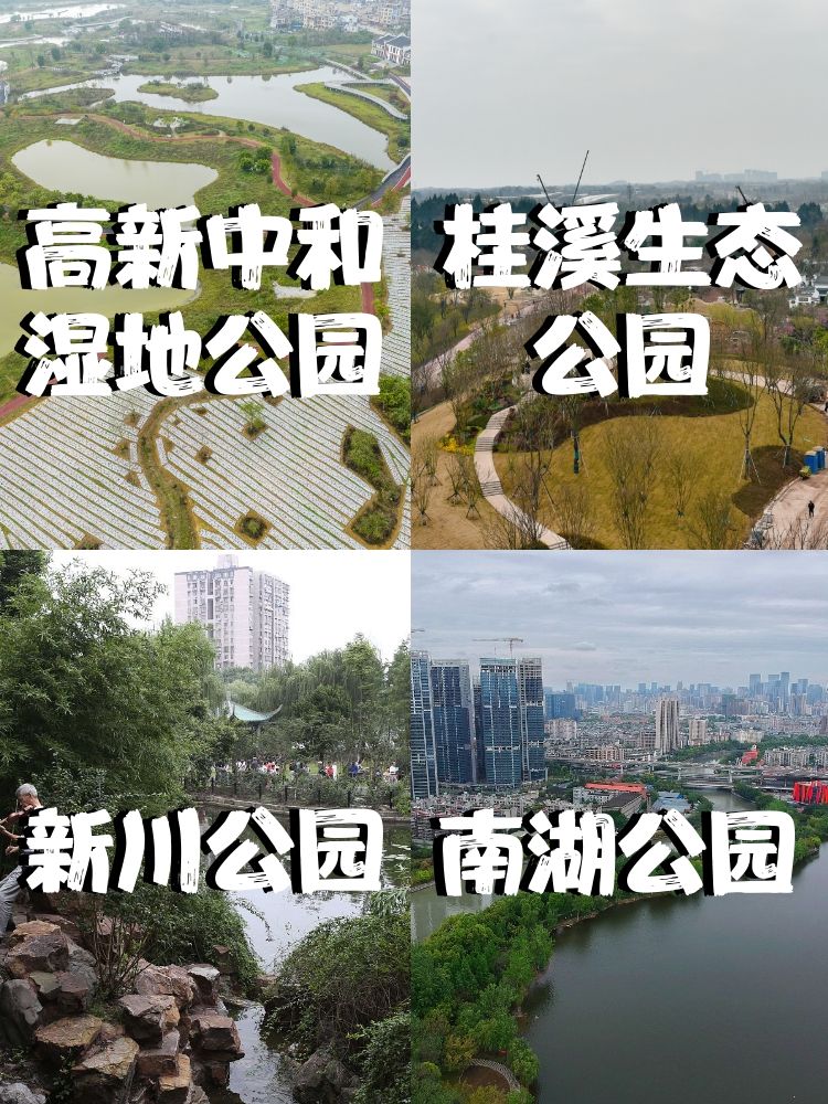 成都中和湿地公园地图图片